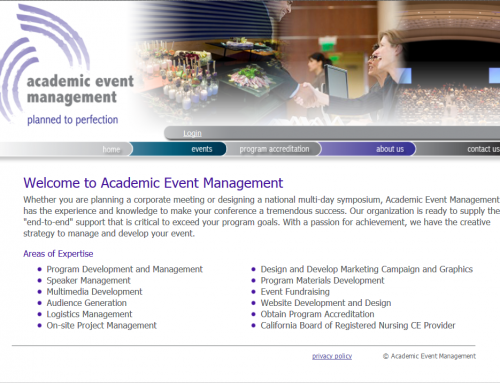 Academic Event Management Redesign